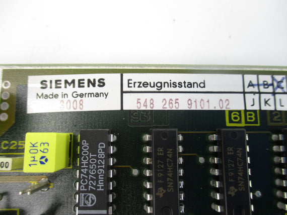 SIEMENS 5482659101.02 NSNP