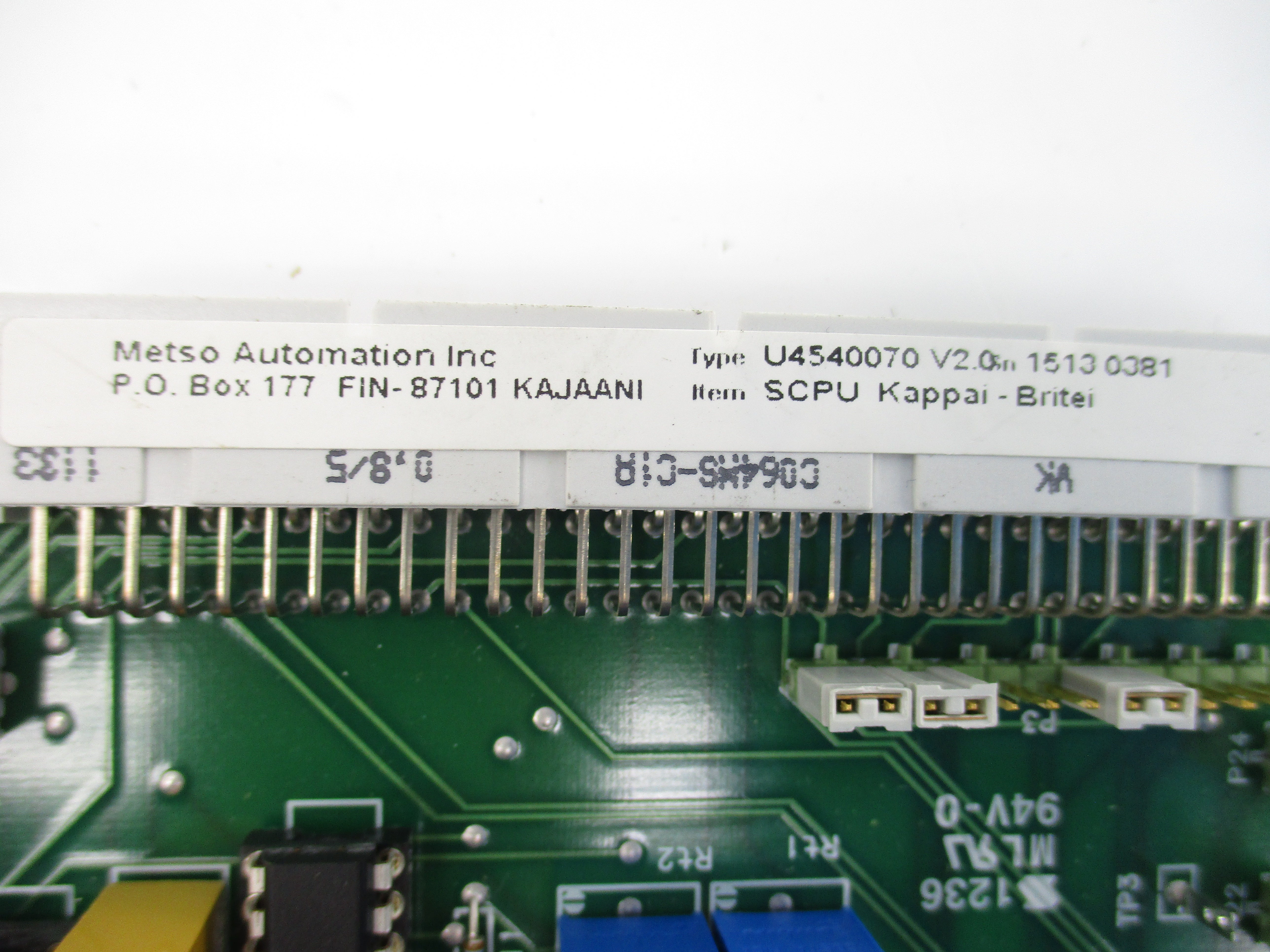 METSO AUTOMATION U4540070 NSNP