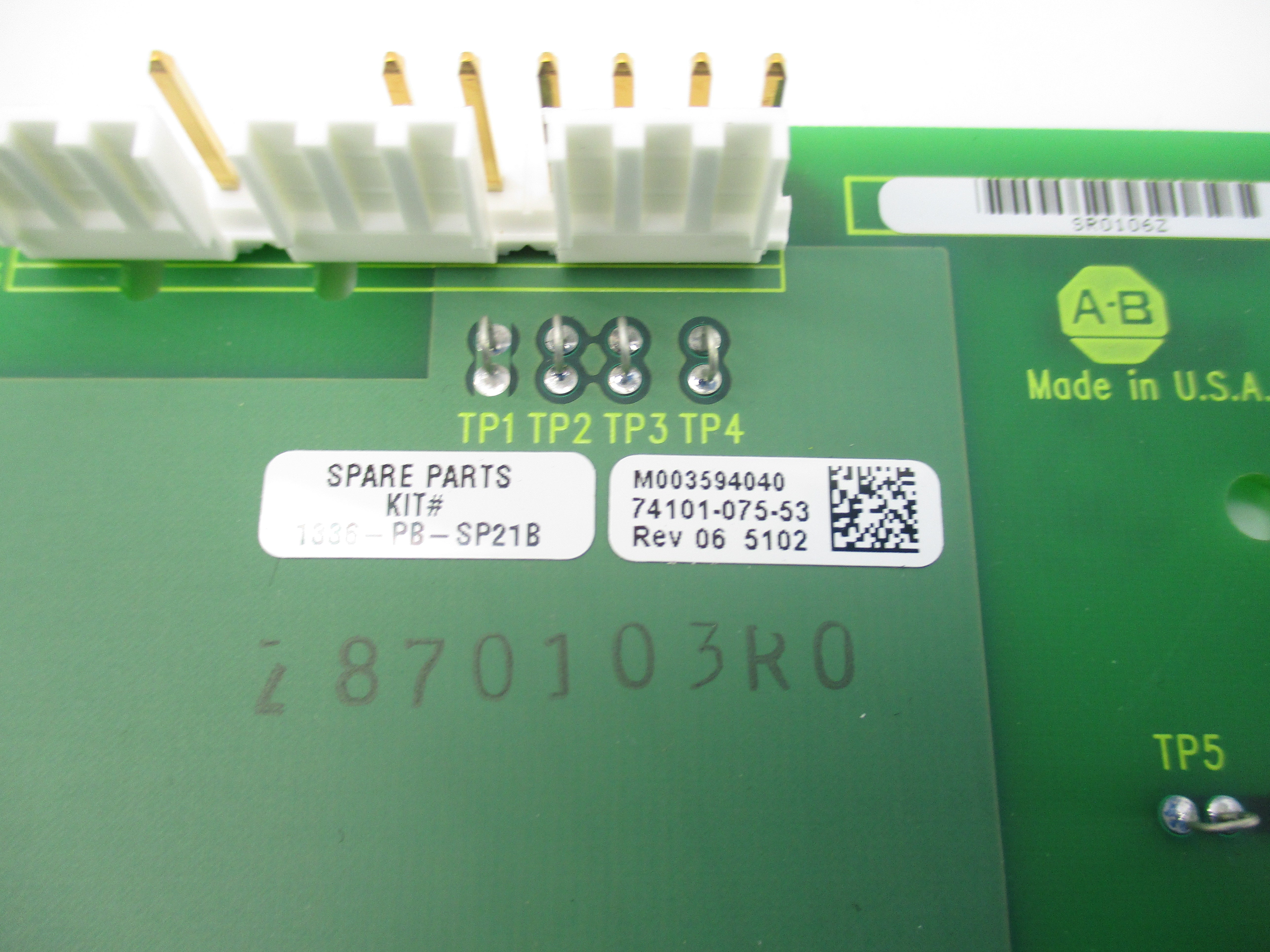 ALLEN BRADLEY PB-SP21B REV. 06 NSNP