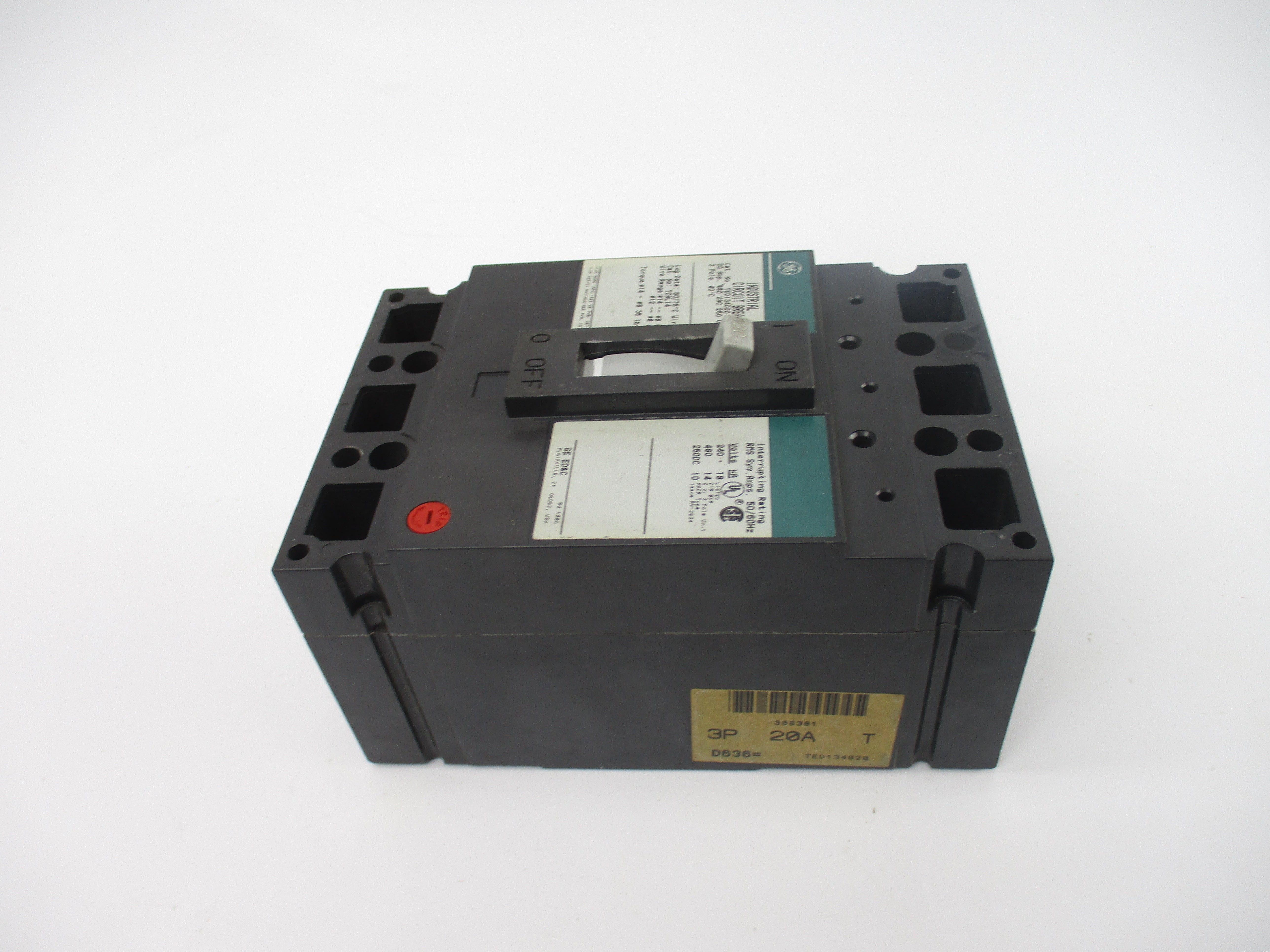 GENERAL ELECTRIC TED134020 480VAC 20A (GREEN) NSNP
