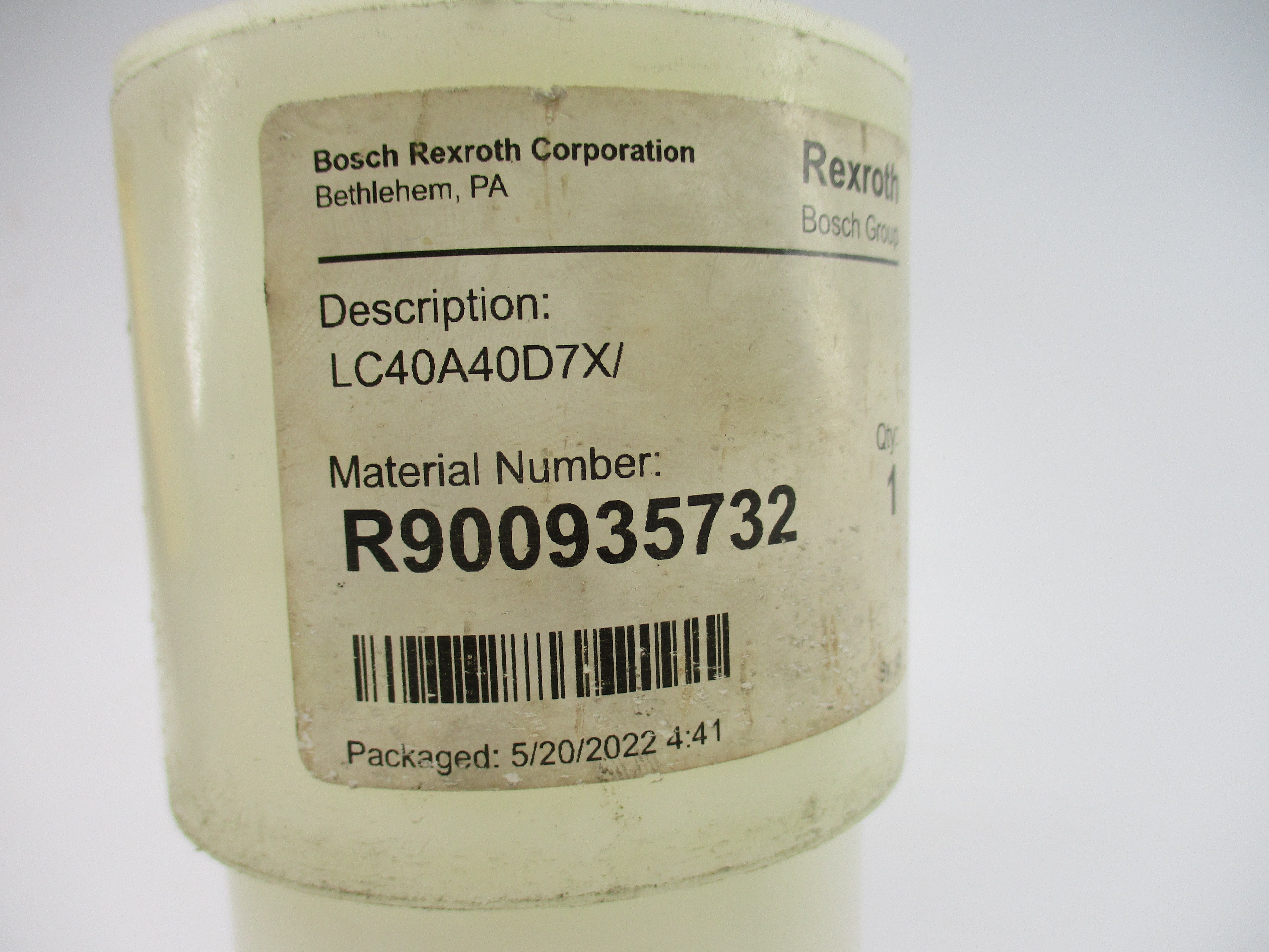 REXROTH LC40A40D7X/ R900935732 NSMP