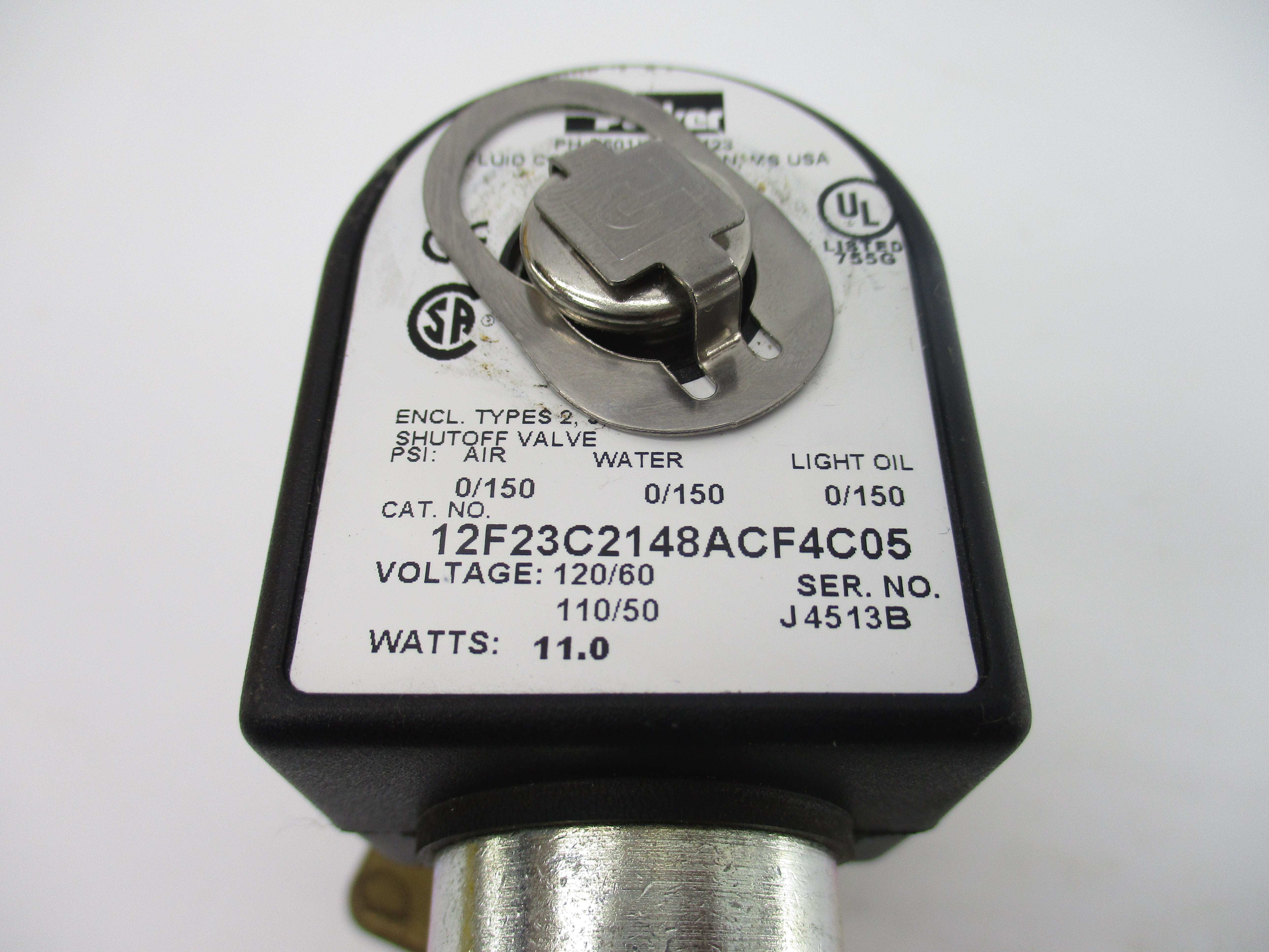 PARKER 12F23C2148ACF4C05 110/120V 0/150PSI NSNP