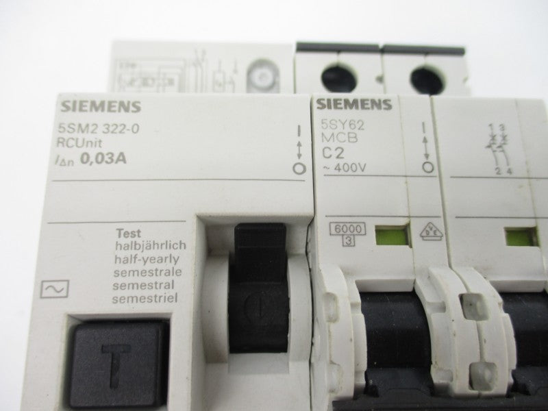 SIEMENS 5SM2322-0 W/ 5SY62 400V 0.03A UNMP