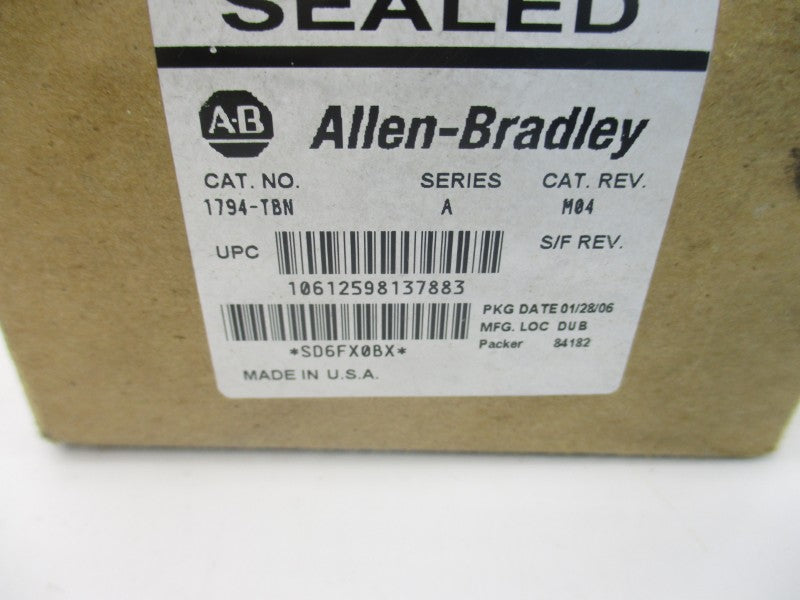 ALLEN BRADLEY 1794-TBN SER. A 240VAC 10A REV. A02 NSMP
