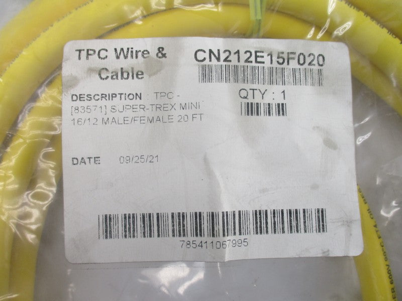 TPC WIRE & CABLE CN212E15F020 NSMP