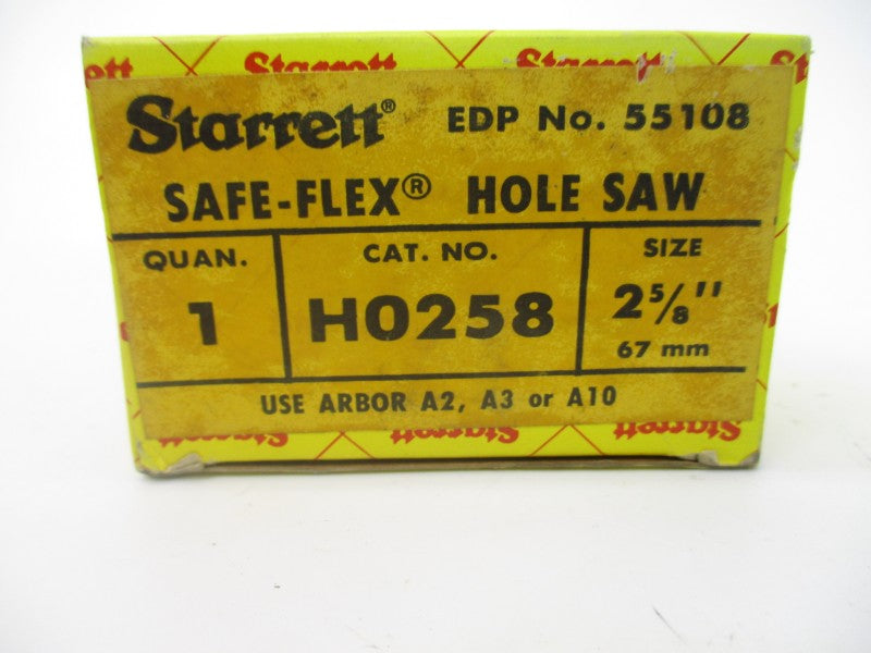 STARRETT H0258 2-5/8" 67MM NSMP