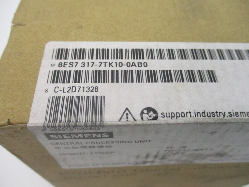 SIEMENS 6ES7317-7TK10-0AB0 NSFS