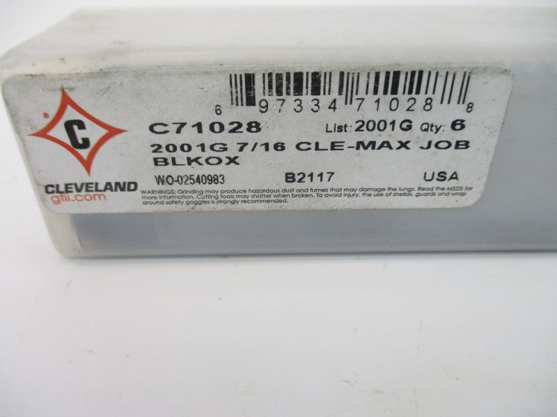 CLEVELAND C71028 2001G7/16 (PKG OF 6) NSMP