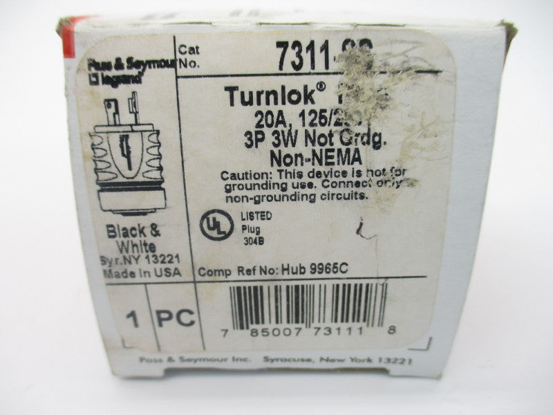 PASS & SEYMOUR 7311SS 125/250V 20A NSMP