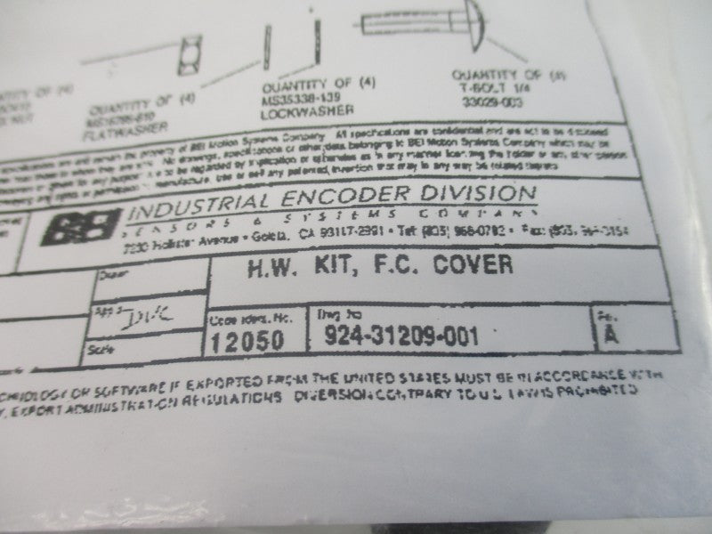 BEI SENSORS 924-31209-001 NSMP