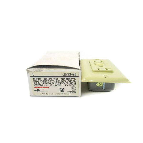 ARROW HART GF5342I 125VAC 20A (IVORY) NSMP