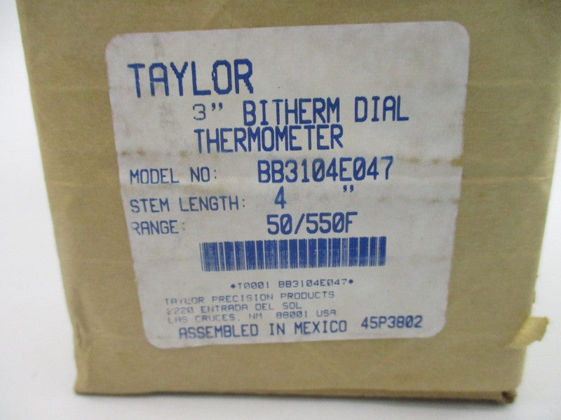 TAYLOR BB3104E047 50/550'F 3" NSFS