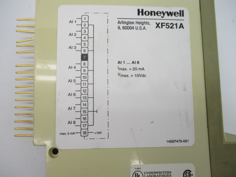 HONEYWELL XF521A 10VDC NSNP