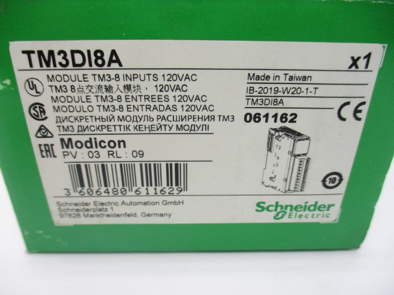 SCHNEIDER ELECTRIC TM3DI8A 120VAC NSMP