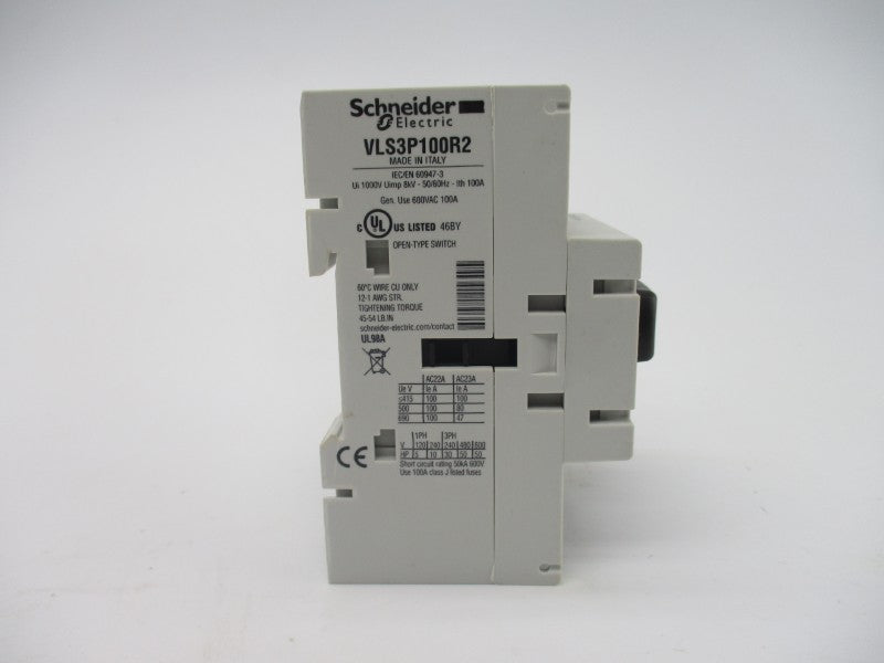 SCHNEIDER ELECTRIC VLS3P100R2 600VAC 100A NSMP