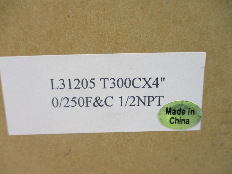 MARSH L31205T300CX4 0/250'F NSMP