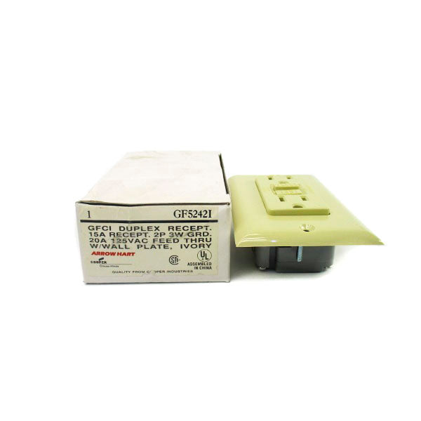 ARROW HART GF5242I 125VAC 20A (IVORY) NSMP