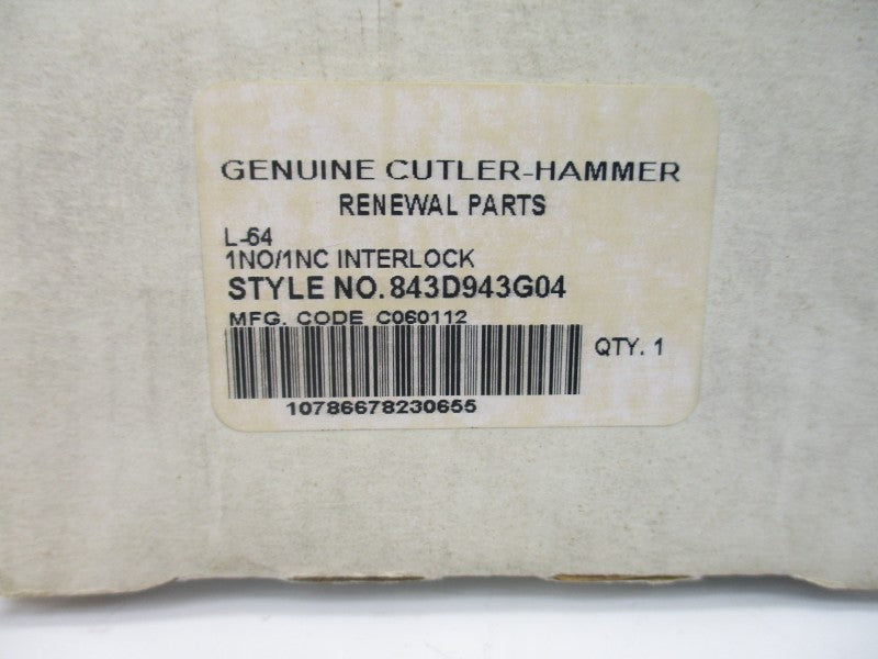 CUTLER HAMMER 843D943G04 NSMP
