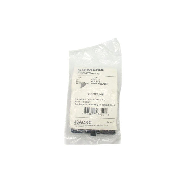 SIEMENS 49ACRC SER. F 600V NSMP