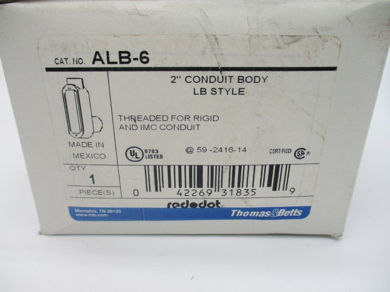 THOMAS & BETTS ALB-6 2" NSMP