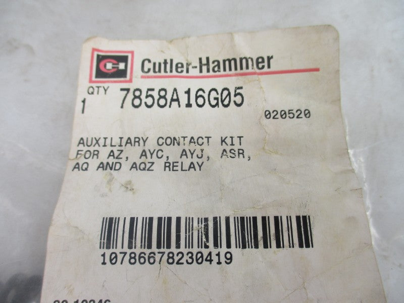 CUTLER HAMMER 7858A16G05 NSMP