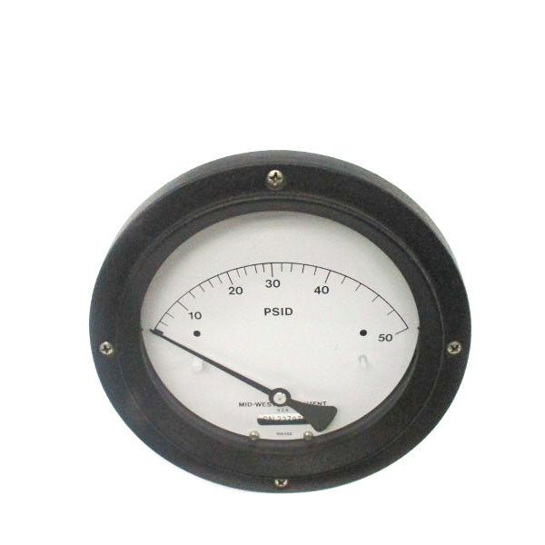 MID-WEST INSTRUMENT 120SC-00-0A 0-50PSI NSNP
