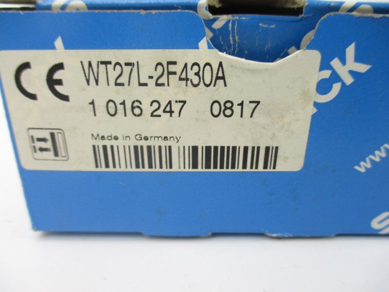 SICK WT27L-2F430A 1016247 10-30VDC 0.1A NSMP
