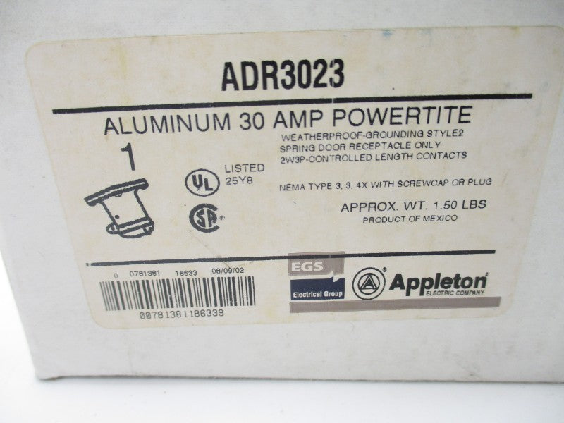 APPLETON ADR3023 600VAC 30A NSMP