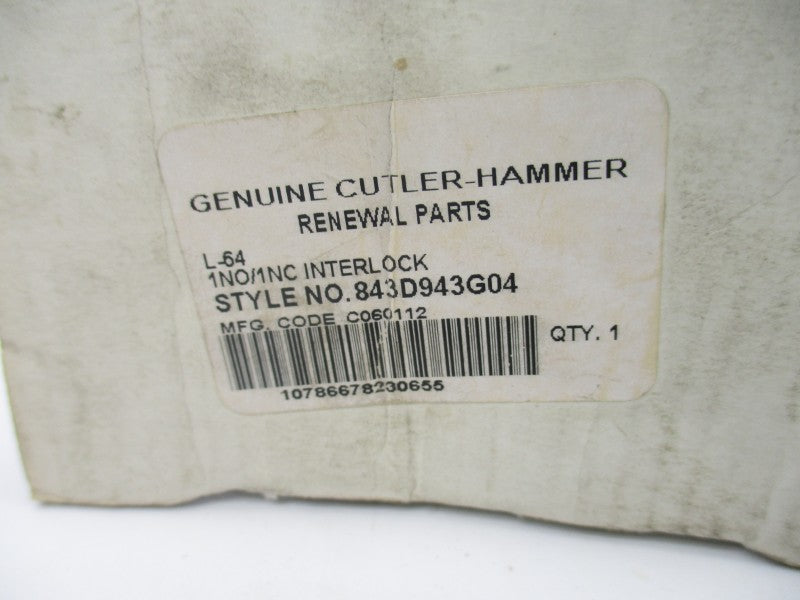 CUTLER HAMMER L-64 843D9443G04 NSMP