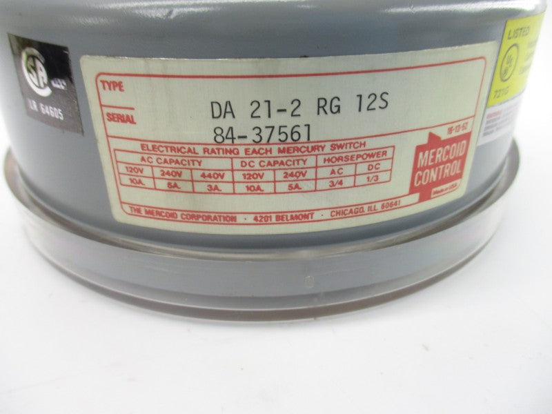 MERCOID CONTROL DA21-2RG12S 440V 3A NSNP