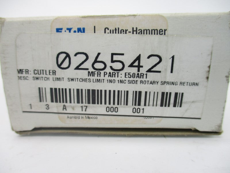 CUTLER HAMMER E50AR1 SER. A1 NSMP