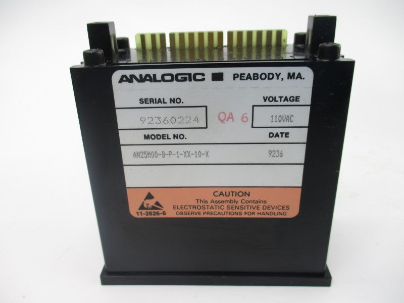 ANALOGIC AN25M00-B-P-1-XX-10-X 110VAC NSMP