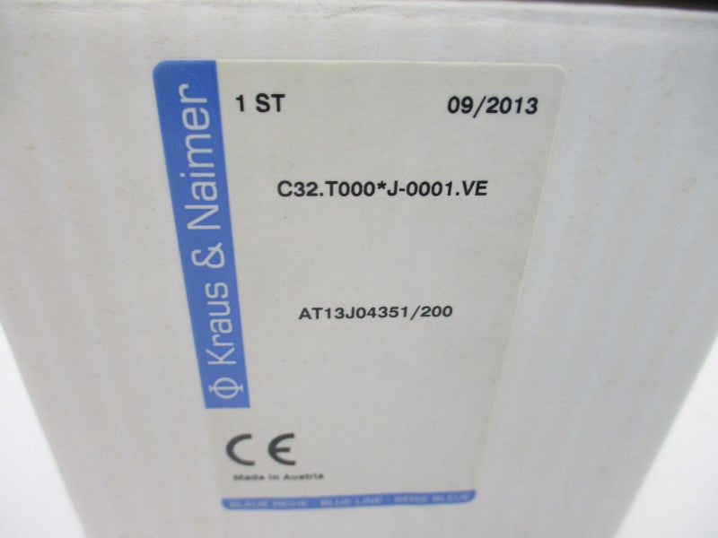 KRAUS & NAIMER C32.T000*J-0001.VE AT13J04351/200 600VAC 50A NSMP