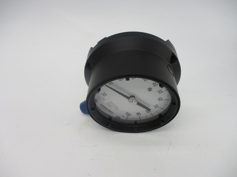 ASHCROFT 45-1379-SS-04L-30IMV&100# 30-100PSI 4-1/2" NSMP