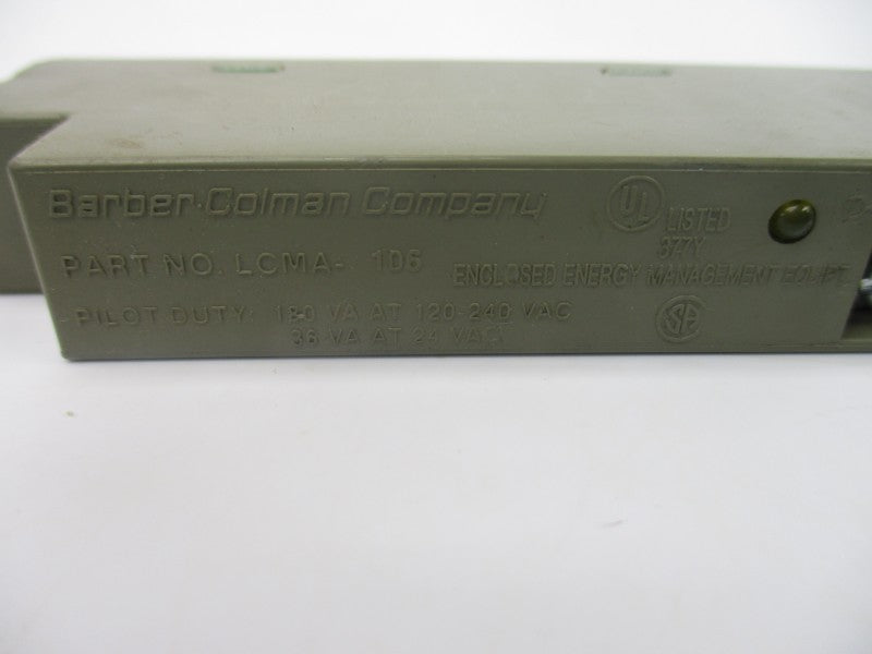 BARBER COLMAN LCMA-106 120-240VAC UNMP