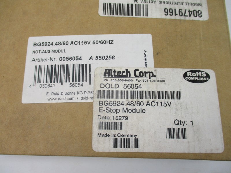 DOLD BG5924.48/60 115V NSMP