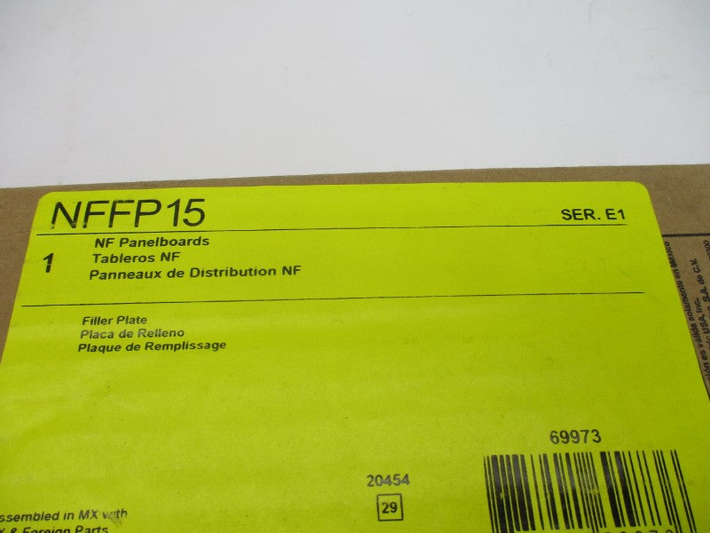 SQUARE D NFFP15 SER. E1 NSFS