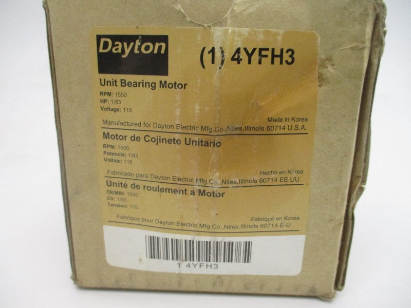 DAYTON 4YFH3 115V 0.62A NSMP