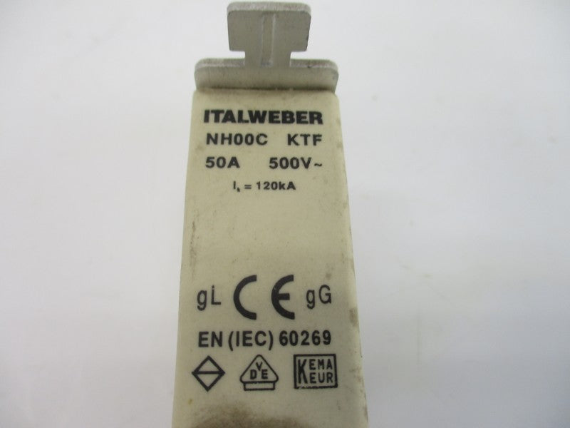 ITALWEBER NH00CKTF50A 500V 50A NSNP
