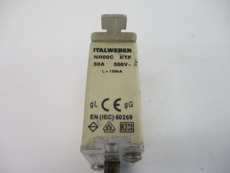 ITALWEBER NH00CKTF50A 500V 50A (AS PICTURED) NSNP
