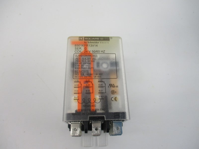 SQUARE D 8501KFR13V14 SER. G 24V 10A NSMP
