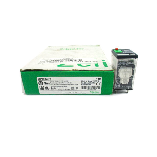 SCHNEIDER ELECTRIC RPM22P7 230VAC 15A (PKG OF 10) NSMP