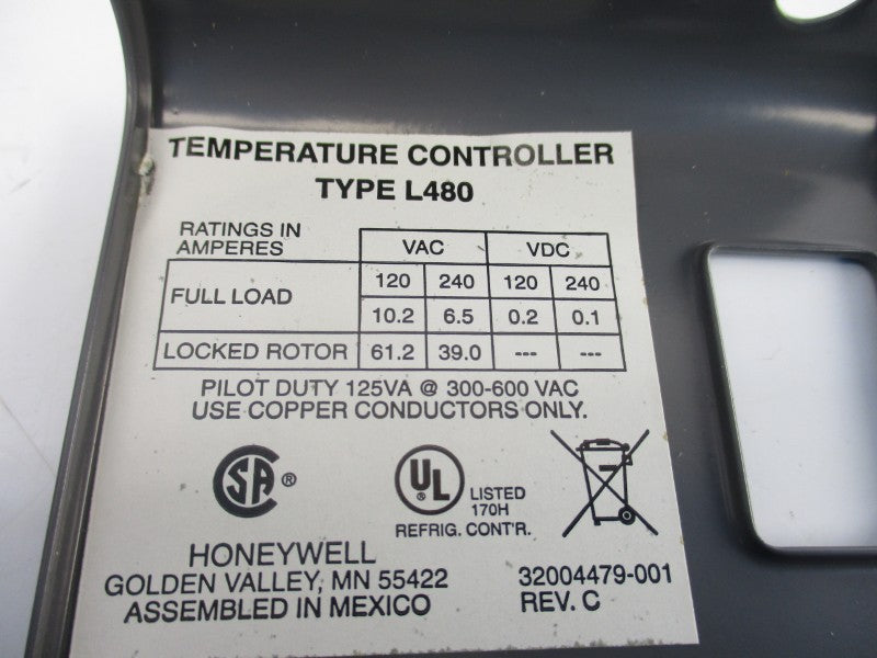 HONEYWELL L480 120/240VAC NSNP