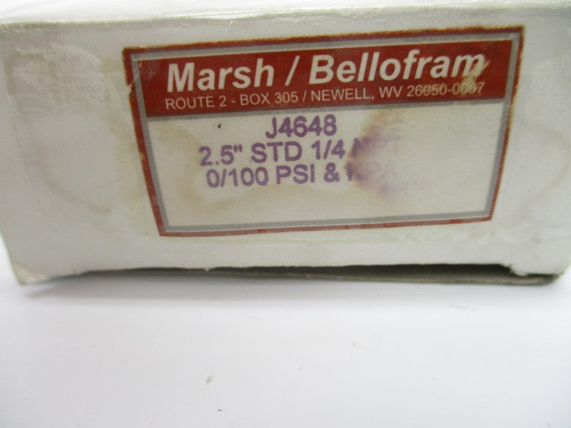 MARSH BELLOFRAM J4648 0-100PSI NSMP