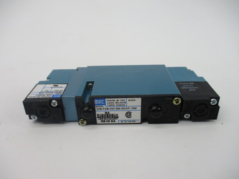 MAC 92B-FAB-000-DM-DDAP-1DM 24VDC 25-120PSI NSMP