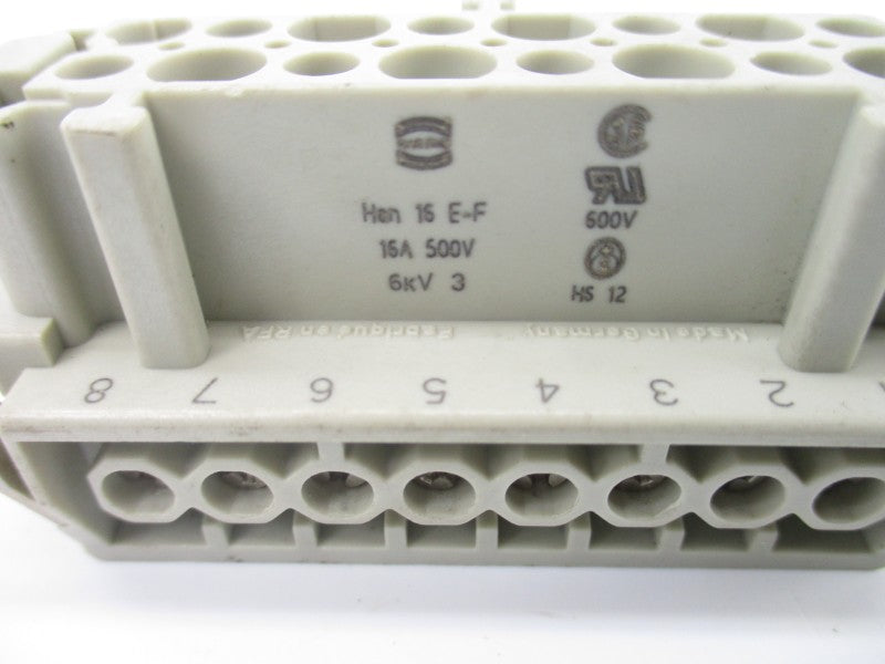 HARTING HAN16E-F 500V 15A NSNP