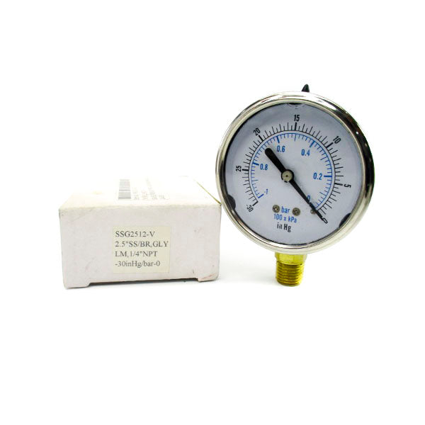 SSG2512-V 0-30INHG NSMP