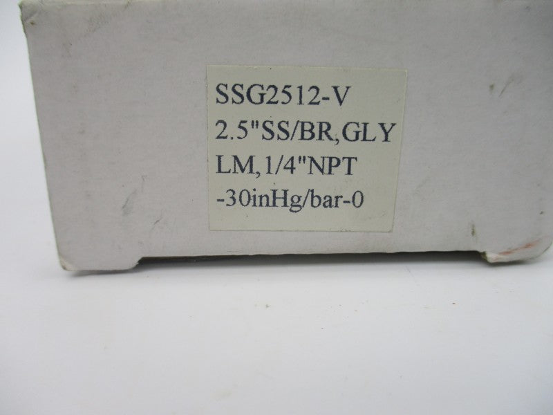 SSG2512-V 0-30INHG NSMP