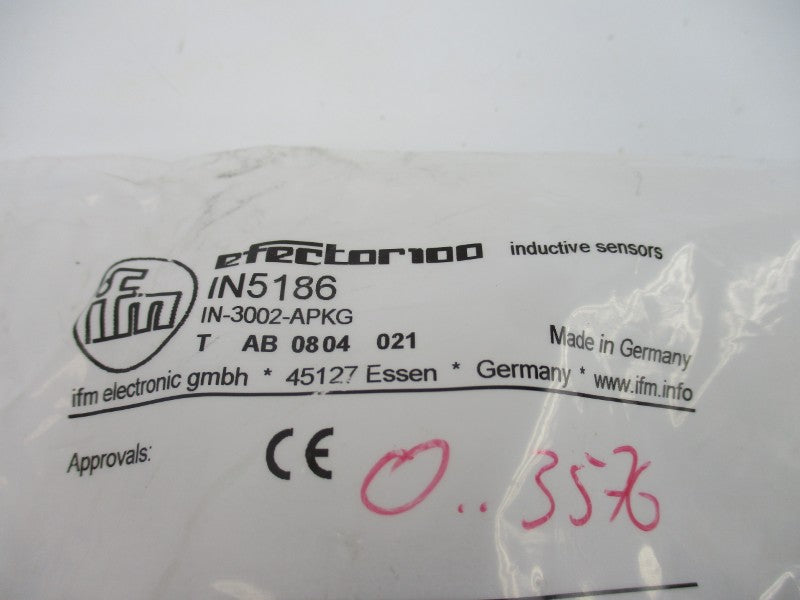 IFM EFECTOR IN5186 IN-3002-APKG NSMP
