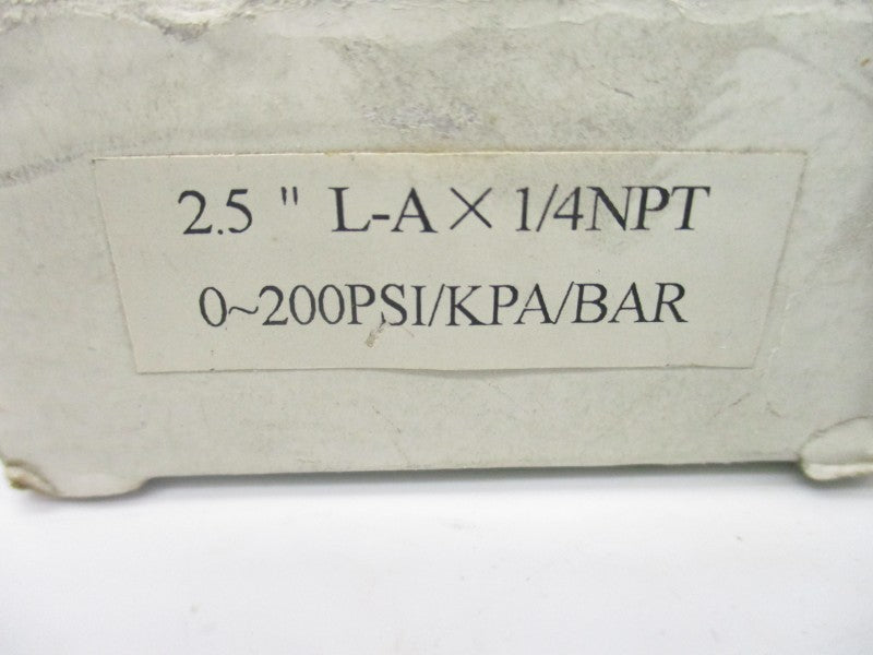 L-AX1/4NPT 0-200PSI NSMP